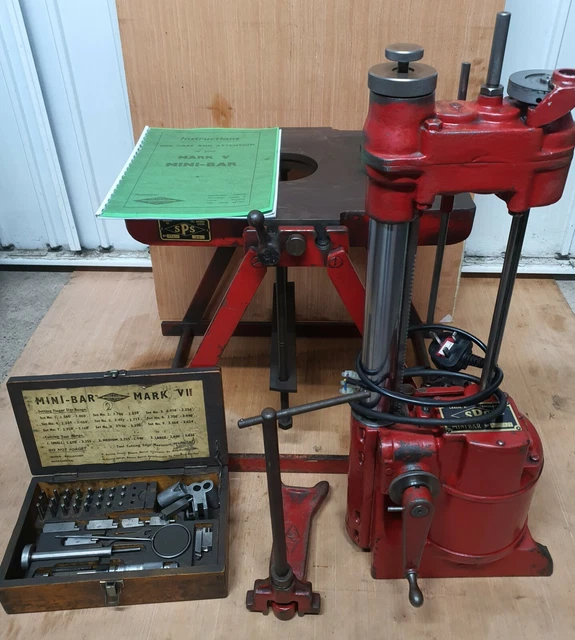 SPS CYLINDER MINIBAR Boring Machine (Mark Vi) & Sps Stand £1,900.00