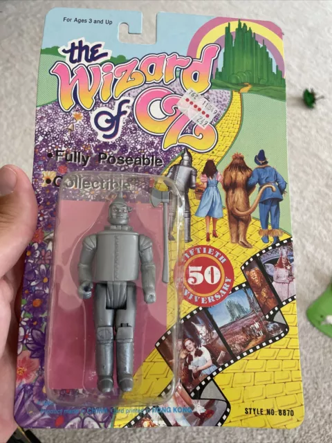 1988 Wizard of Oz 50th Anniversary Tin Man 4" Figurine Original Packaging K200