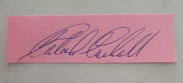 Malcolm Marshall Cricket Signed In Person  Neat Cut West Indies Legend