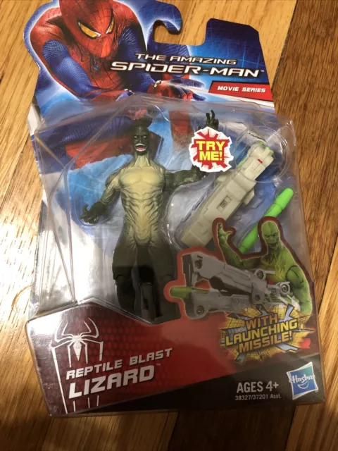 Amazing Spider-Man Movie Reptile Invisi-skin Lizard Figure 2011 NEW IN BOX