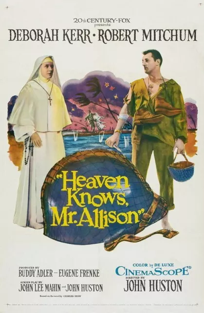 68895 Heaven Knows Mr. Allison Movie Robert Mitchum Wall Decor Print Poster