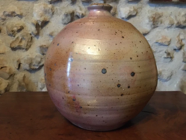 Vase boule en grès la borne céramique, Alain Magne  2