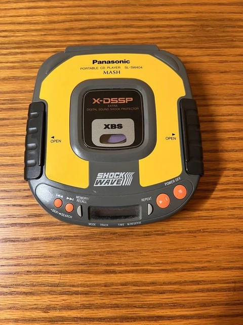 VINTAGE PANASONIC SL-SW404 Anti Shock Portable CD Player