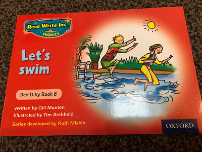READ WRITE INC PHONICS. LET’S SWIM. Red Ditty Book 8. Ruth Miskin £9.00 ...