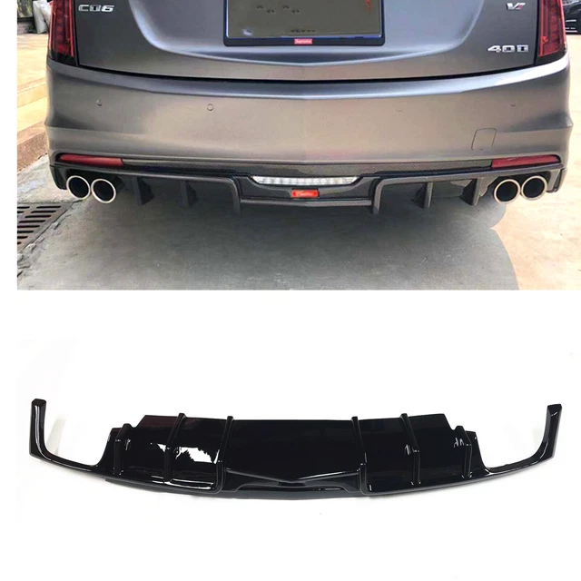 1x Heckstoßstange Abrisskante Diffusor Lippe Für Cadillac CT6 2016-2020 Schwarz