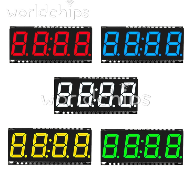 HT16K33 LED DISPLAY Module 4 Digit 7 Segment 0.56 inch Time Clock ...