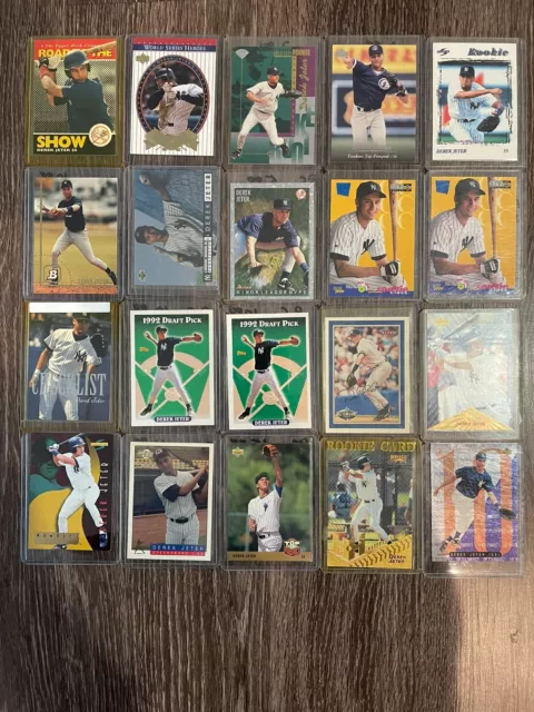1993-2002 Derek Jeter (20) Card Lot: Topps, Upper Deck, Fleer, Pinnacle (NM-MT)