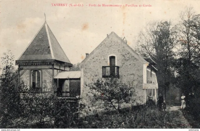 S5454 cpa 95 Taverny - Forêt de Montmorency - Pavillon et Garde