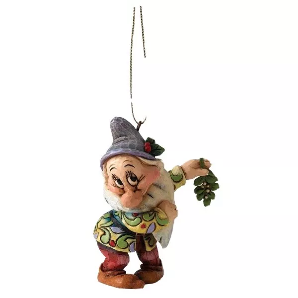 Jim Shore Disney Traditions BASHFUL Snow White & The 7 Dwarfs Hanging Ornament