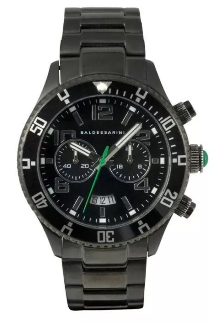 Baldessarini Herrenuhr Y8041W2000 Analog Chronograph Edelstahl Schwarz