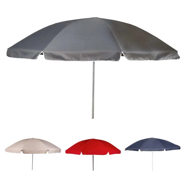 Bo-Camp Sombrilla 160 cm Parasoles Toldo Protector Jardín Terraza Multicolor Bo-