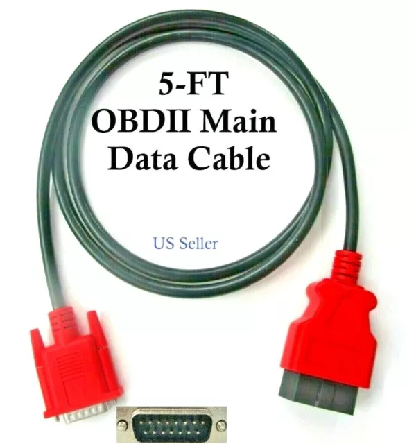 NEW OBDII OBD2 Main Data Cable For CanDO HD Code Scan Tool Code Reader Scanner