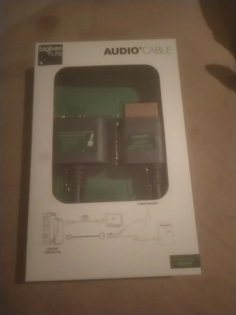NEUF NEW câble audio pour console xbox 360 casque optique gaming headset