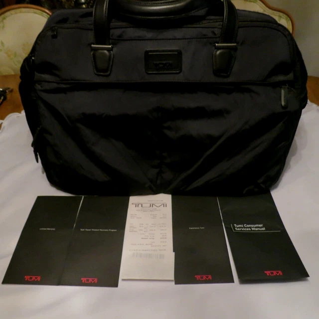 Tumi BLACK   Nylon Carry On Weekender Duffel Bag