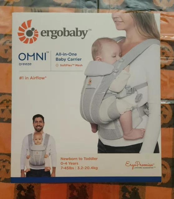 Ergobaby Omni Breeze Baby Carrier ; Pearl Grey 3