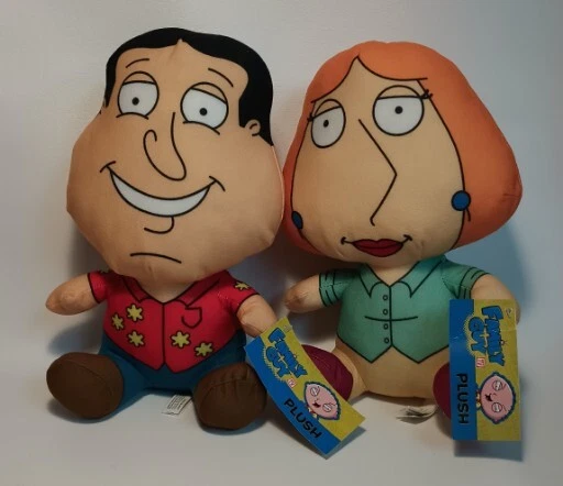 FAMILY GUY LOIS Griffin and Quagmire 10 inch Plush Toys with Tags