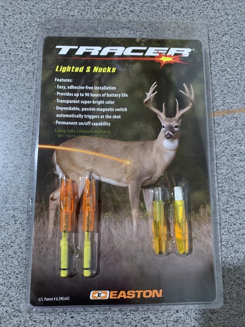 Tracer Easton- Lighted Nocks - X Nock.US patent # 6,390,642