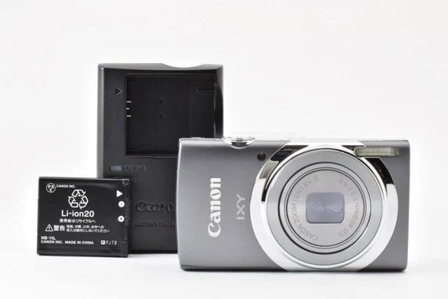 CANON IXY 130 Gray Compact Digital Camera Tested Working Seller