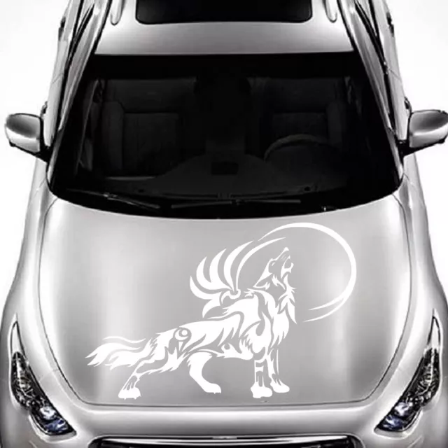 1x Car Truck Hood Side Body Vinyl Wolf Animals Graphics Decal Emblem Sticker DIY