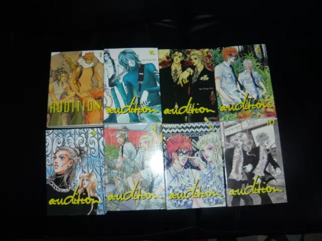 Manga Audition / Lot De 8 Volumes / Saphira ++++++