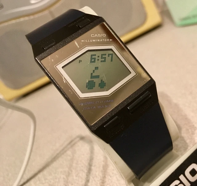 CASIO FILM WATCH. Animated Displays. World Time Databank. Fs