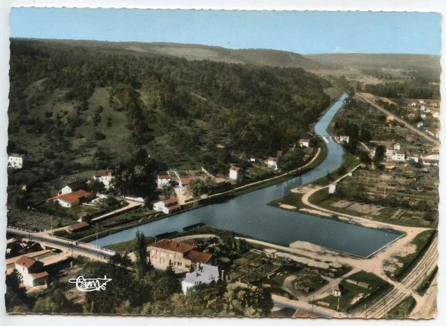 Cpsm / Postcard / La Meuse / Ligny In Barrois Aerial View