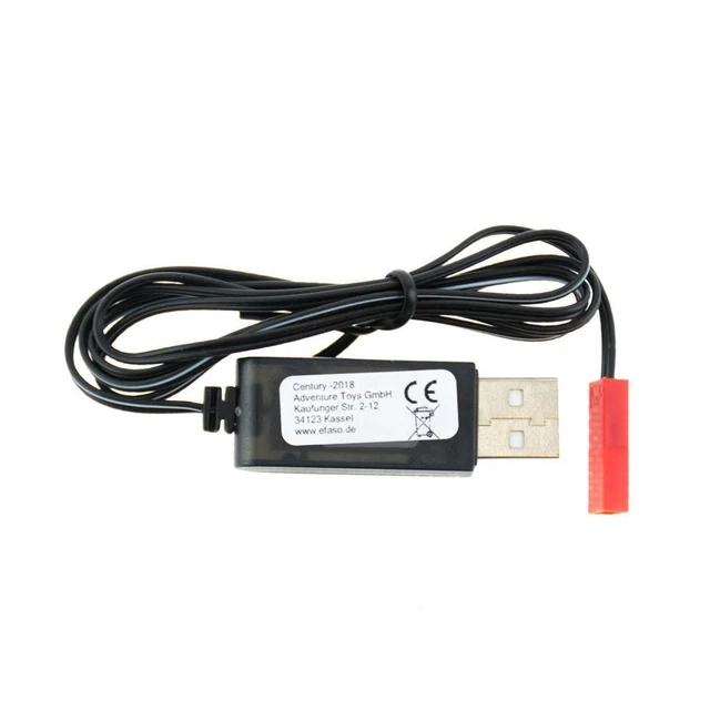 Chargeur Universel USB Pour Batteries RC - 3.7V à 9.6V - Compatible NiMH/LiPo