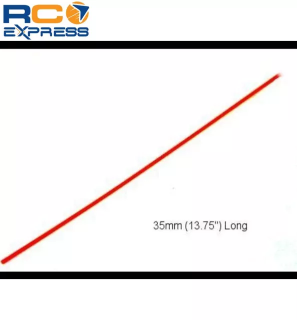 Tubo de antena naranja fluorescente Works for Competition ANT03