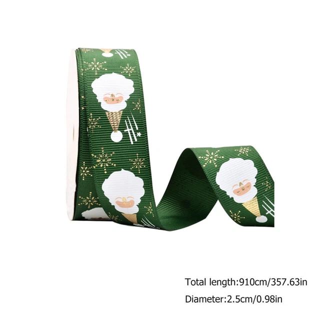 2x Partei Dekorative Bänder Weihnachten Geschenk Paket Band Weihnachten Band 4