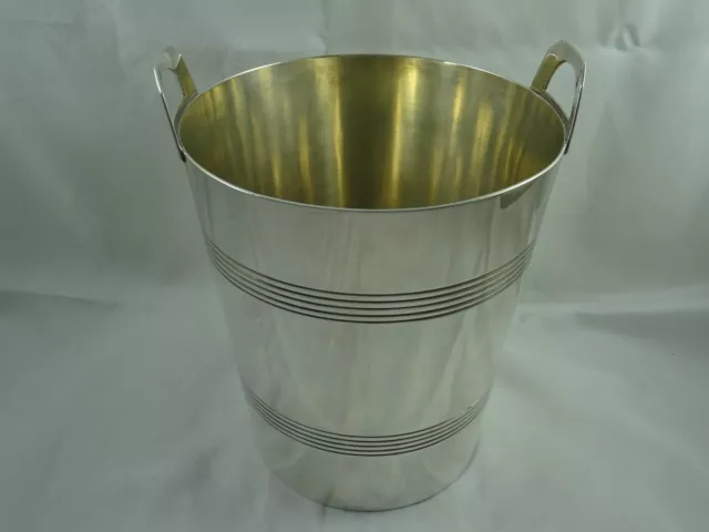 FABULOUS silver plated CHAMPAGNE ICE BUCKET , c1920