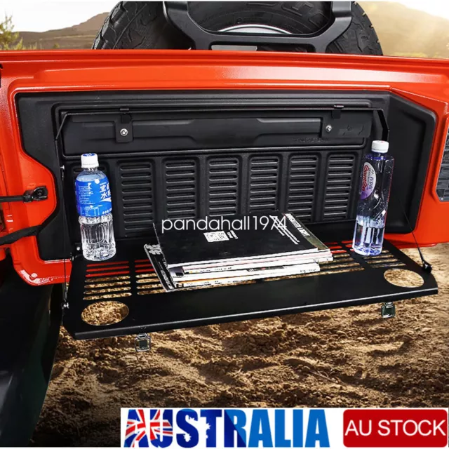 Foldable Tailgate Rear Door Table Storage Cargo Shelf Rack for Jeep JL 2018-2019