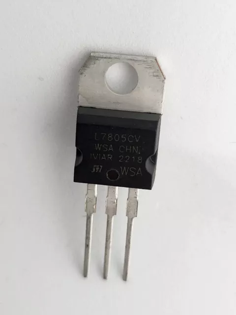 ⚡ Régulateur de Tension +5 Volts - L7805 - L7805CV - 7805 - Boitier TO220