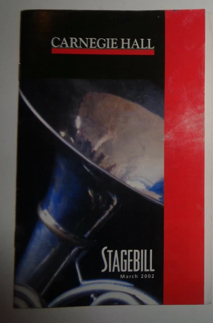 Il Collegiale Chorale Sera Con Kathleen Battle Carnegie Sala Stagebill 2002