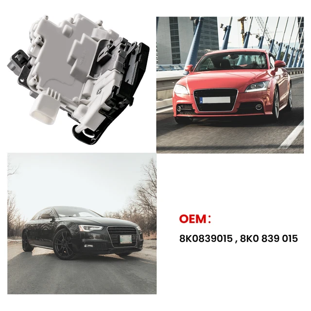 Serrure de la porte Pour AUDI Q3 8U A4 8K fermée ARRIÈRE GAUCHE 8K0839015 neuf
