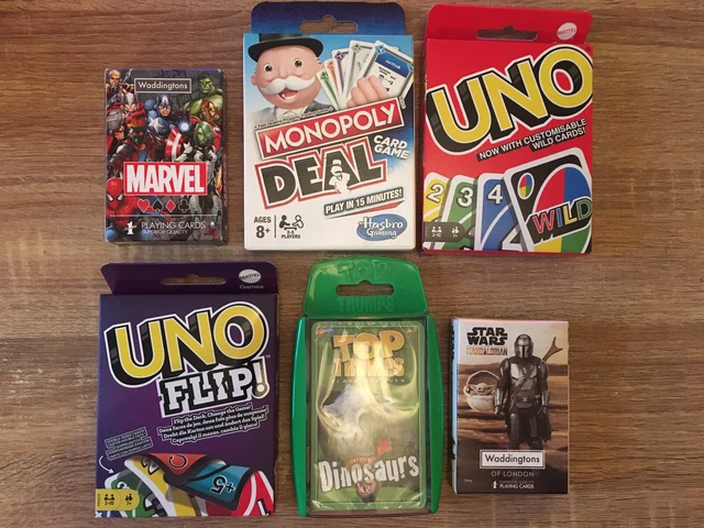 Familienkartenspiel Weihnachtenspaket - 6 brandneue Spiele in versiegelter Verpackung - versandkostenfrei