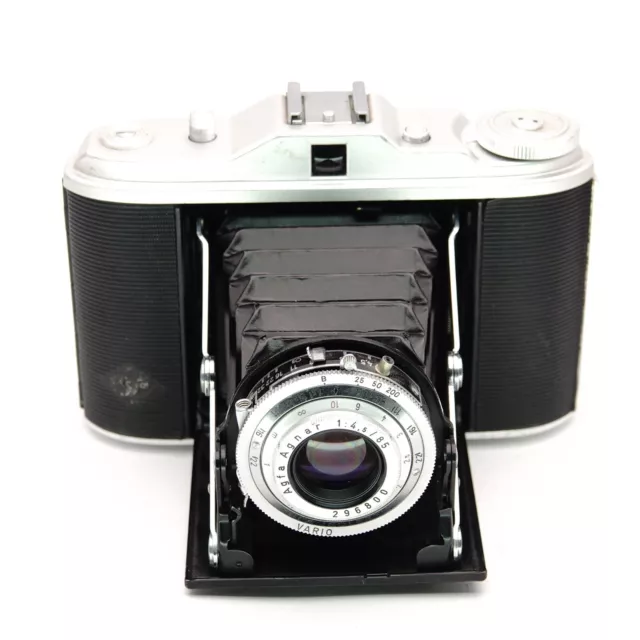 Agfa Isolette Analoge Mittelformat Kamera 85mm 1:4.5 6x6 120 medium format / Set