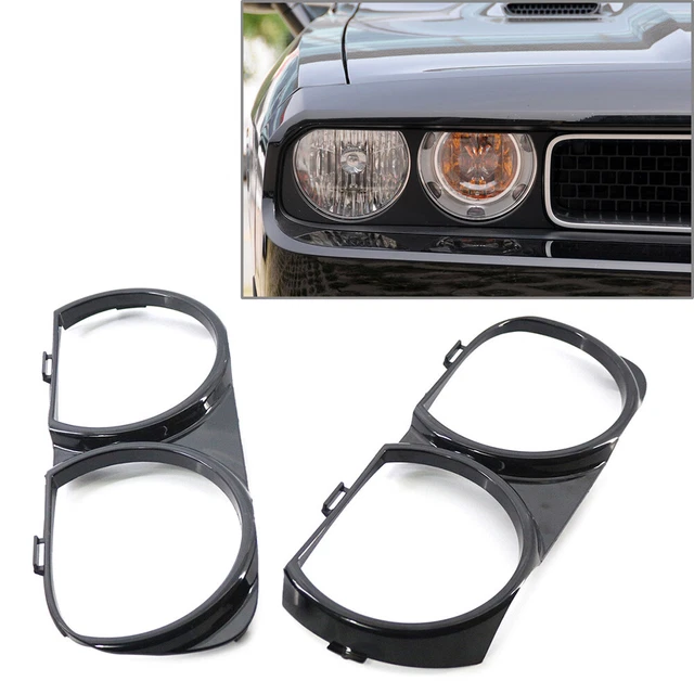Autocollants Drapeau Pour Lunette Arrière Dodge Challenger 2008-2021 - Noir, Dimensions 42.5x32.5 Cm, Prédécoupés