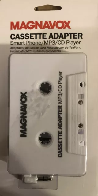Magnavox Cassette Adapter Smartphone/MP3/CD Player