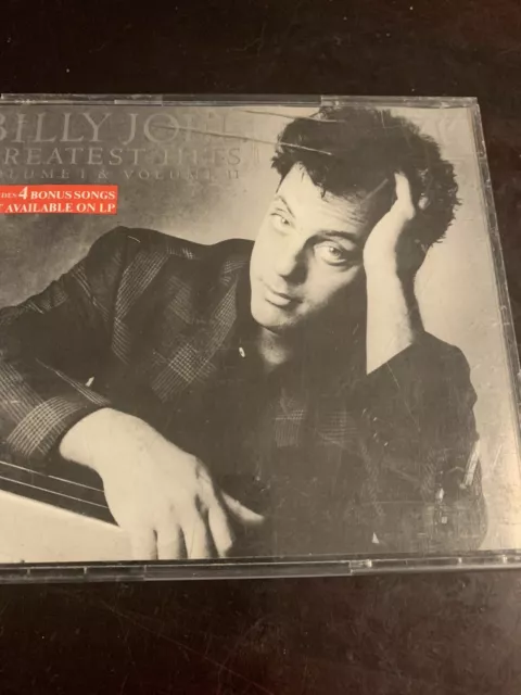 Billy Joel Greatest Hits Vols 1&2 [2 Disc Boxset, 4 Bonus Songs] (CDs, 1985,CBS)