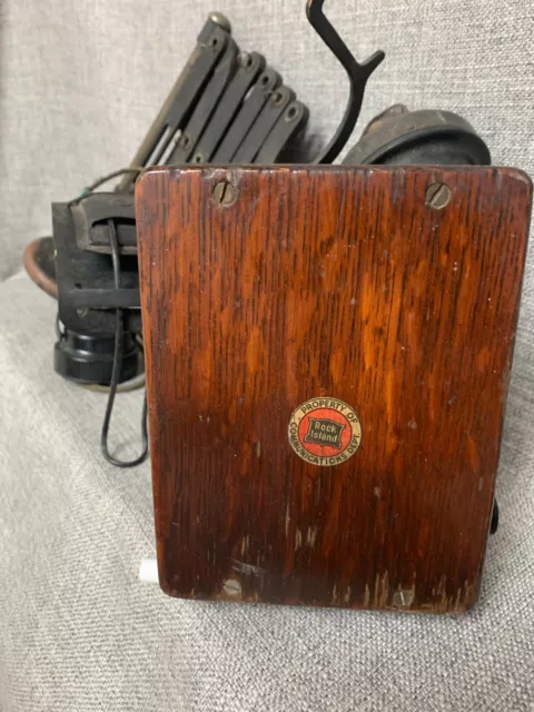 Estate Rock Island Railroad 501A Controller and Western Electric Scissor Phone