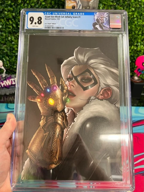 Giant Size Black Cat Infinity Score #1 Cgc 9.8 1:100 Jeehyung Lee Virgin Variant