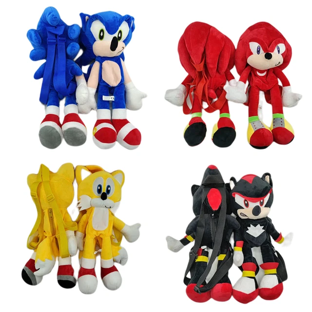 PLUSH TOY BRAND New Official Sega Sonic Hedgehog Soft Knuckles Shadow
