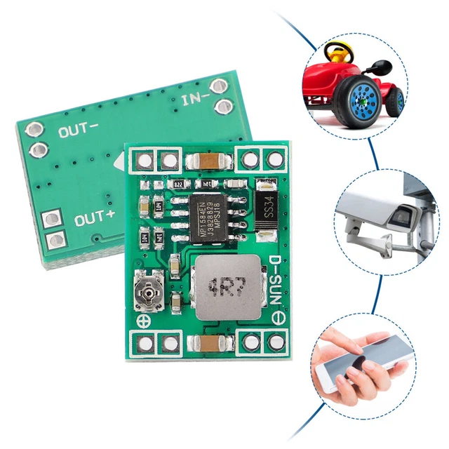 Fasizi Regolatore Di Tensione Step Down 5.5V - Modulo Alimentazione DC 4.75V-12V A 5V 800mA, 10 Pezzi - Foto 12