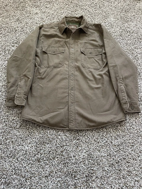 Levi’s Mens Button Down Sherpa Fleece Lined Jacket Shirt Size Medium brown Levi’s Mens Button Down Sherpa Fleece Lined Jacket Shirt Size Medium brown