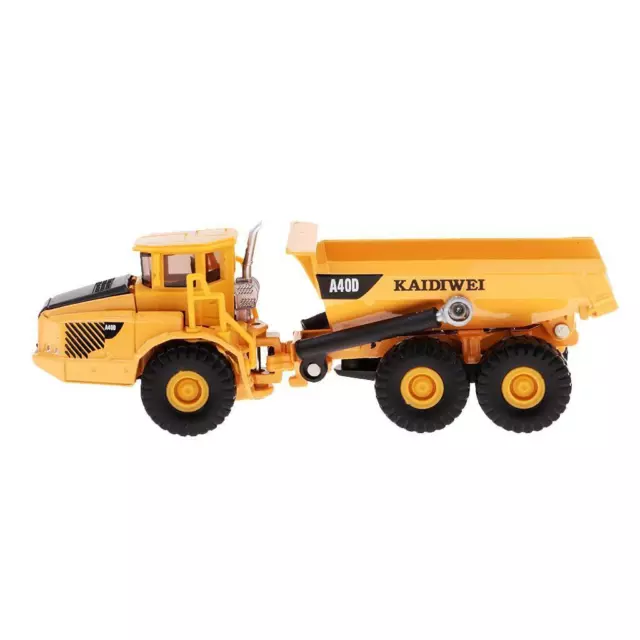 1:87 Scale Alloy Diecast Car Truck Construction Vehicle Model Toy Six Wheels