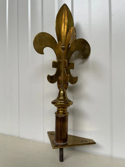 Exceptional Bronze/Brass Gothic Revival Church Altar Finial nr1 2