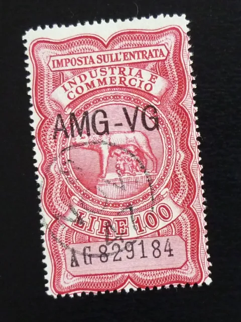 Trieste - Italy - AMG - VG Ovp. Revenue Stamp - Slovenia Yugoslavia US 18