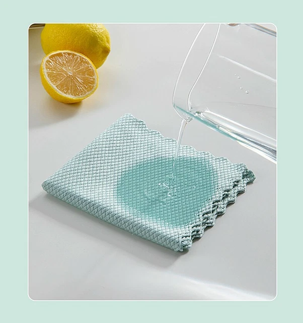 NanoScale Streak-Free Miracle Cleaning Cloths (Reusable) Kitchen Rags 12
