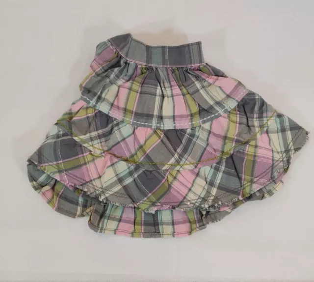 Gonna ragazza tartan a pieghe casual età 3-4 anni