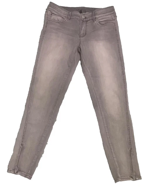 WHITE HOUSE BLACK Market Jeans Womens Gray The Skinny Ankle - Main Image